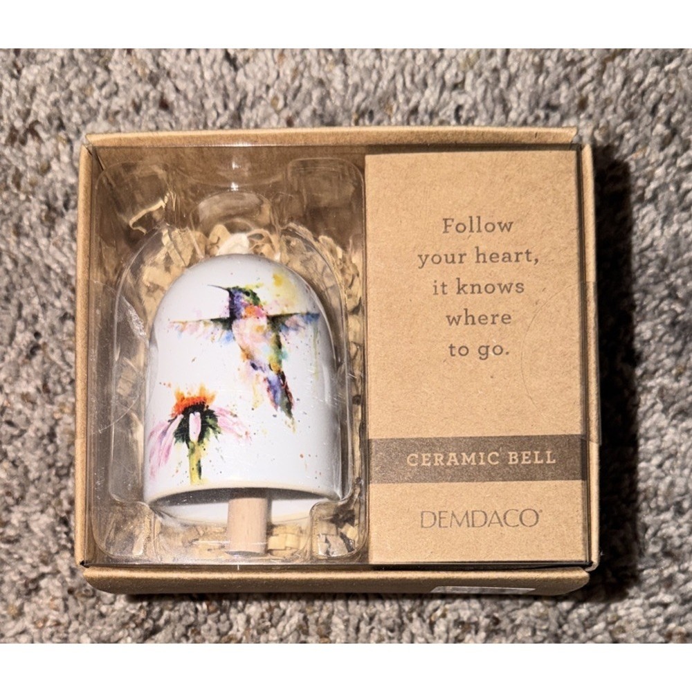 Demdaco Hummingbird Mini‎ Ceramic Bell - Dean Crouser